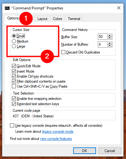 Select one of the available size options