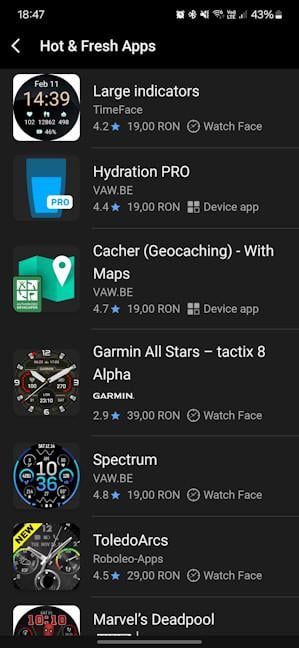 There aren't many third-party apps available
