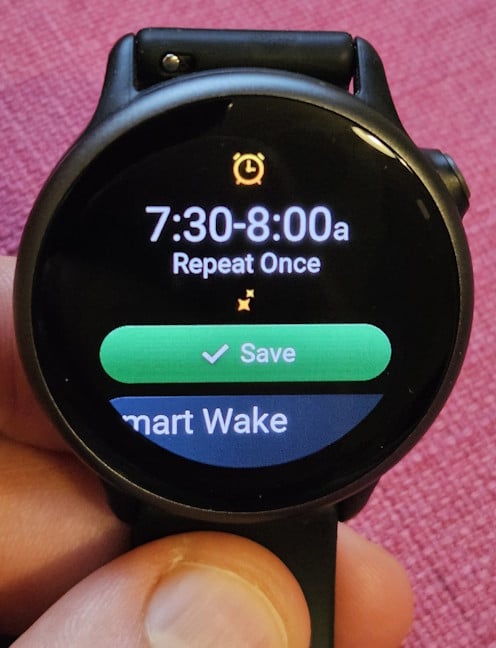 The Smart Wake alarms are useful