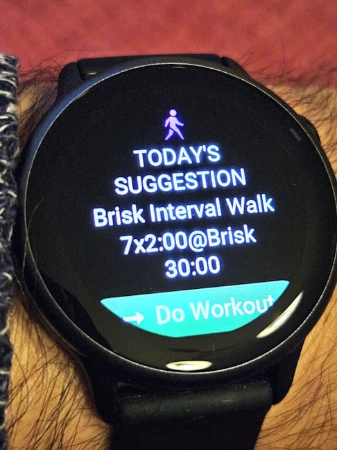 The Daily suggested workouts are useful
