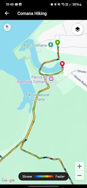 The GPS tracking is pretty accurate