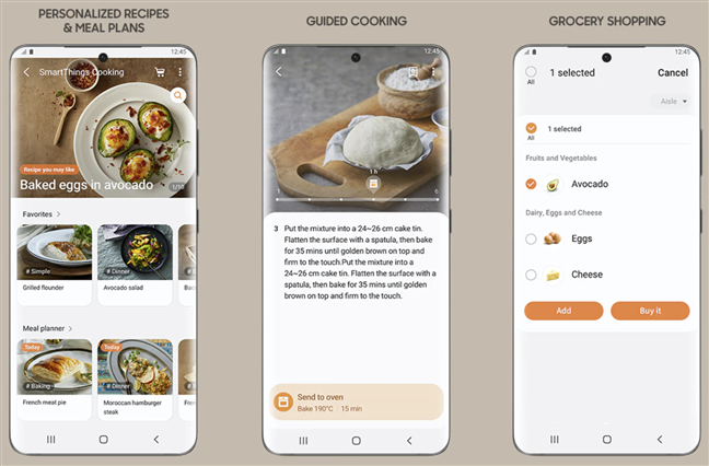 SmartThings can help you find good recipes