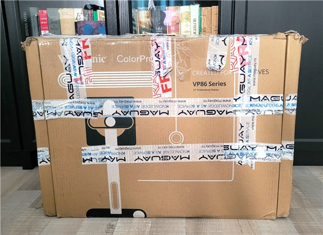 The box looks like it survived a war