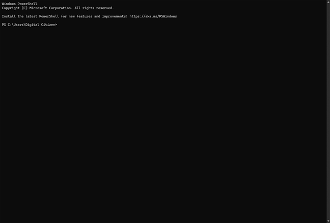 Using Windows Terminal in full-screen mode