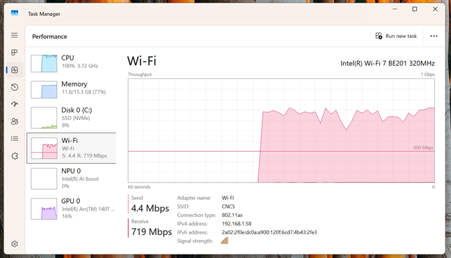 The mini PC comes with Wi-Fi 7