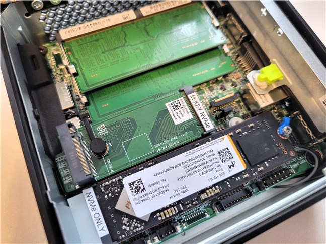 Upgrading memory, storage, or inserting any of the available Ethernet/serial add-ons is easy