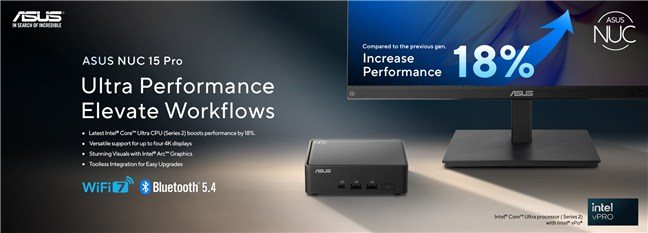 Introducing the ASUS NUC 15 Pro