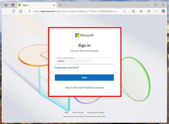 Sign in to Microsoft Family Safety with your Microsoft account
