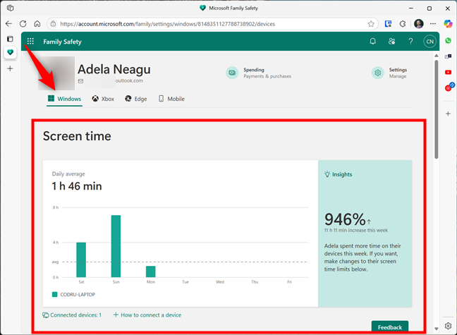 Check out Screen time under Windows