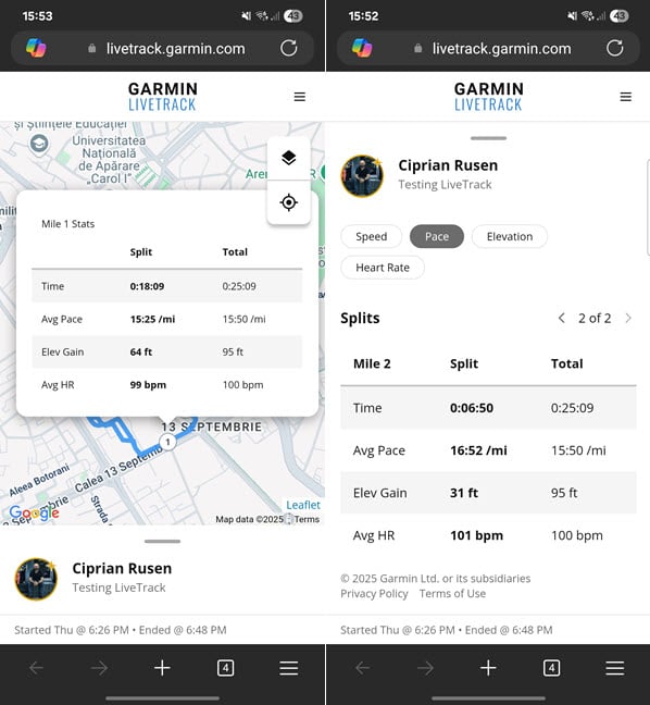 Enhanced LiveTrack is aimed at influencers and professional athletes