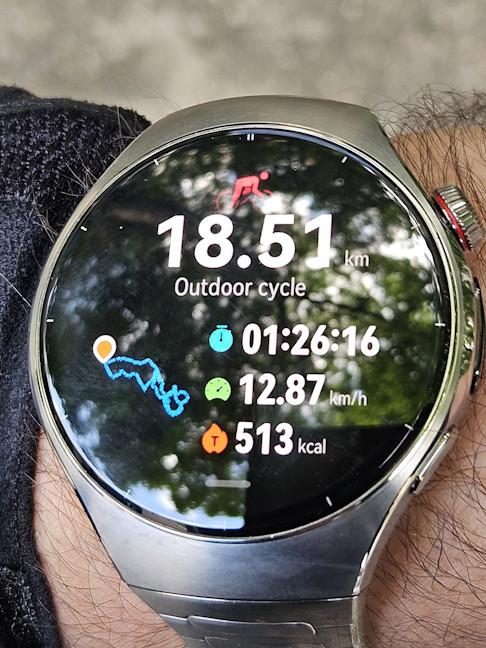 HUAWEI WATCH 5 offers relatively good GPS tracking precision