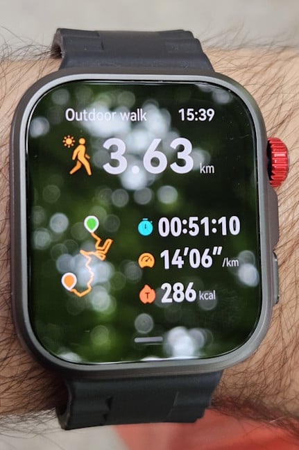 HUAWEI WATCH FIT 4 Pro gets its GPS location in a few seconds