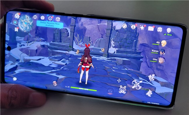 The gaming experience is decent for less demanding titles