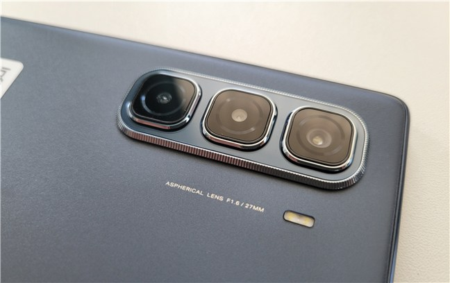 Out of the three cameras on the rear, one seems to be just decorative
