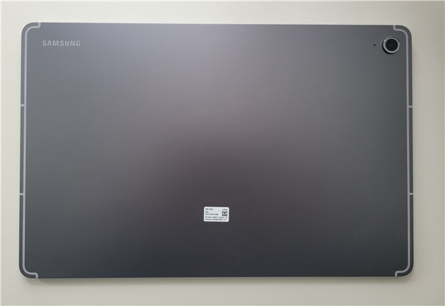 I was impressed by how thin the tablet is