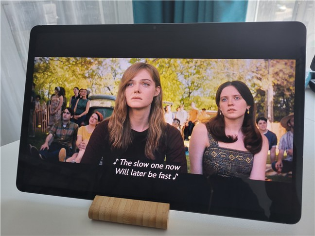 The screen is excellent for media consumption