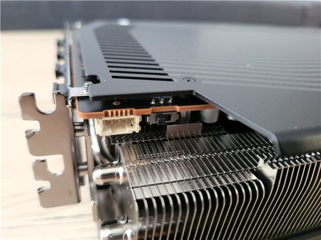 The BIOS switch and the ARGB cable jack