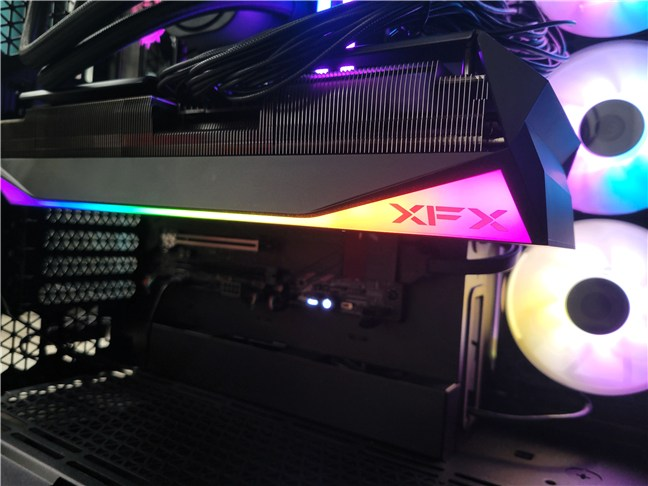 The GPU is big and bulky