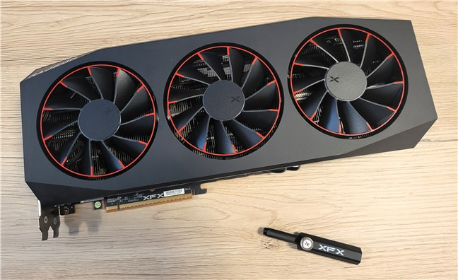 The GPU is in line with Red Team's visual identity