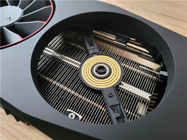 What the magnetic axis of the fan looks like