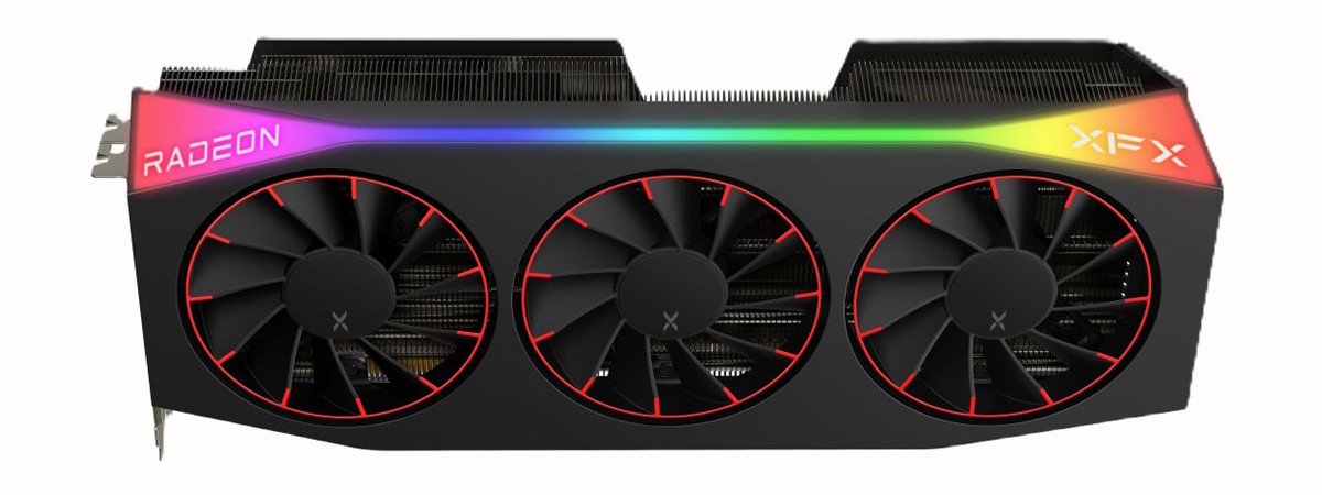 XFX Mercury AMD Radeon RX 9070XT OC Magnetic Air Edition – 16GB GDDR6, HDMI E 3xDP, RGB, AMD RDNA 4, Boost 3100MHz