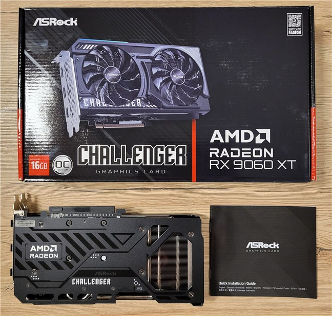 Unboxing the card is straightforward: no extras