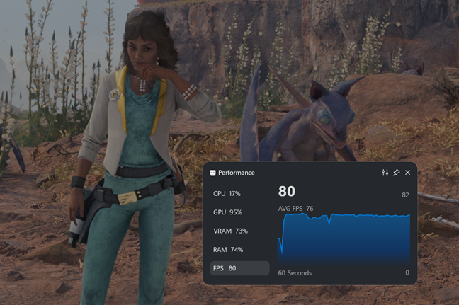 I got between 70 and 80 FPS in Star Wars Outlaws at 1440p