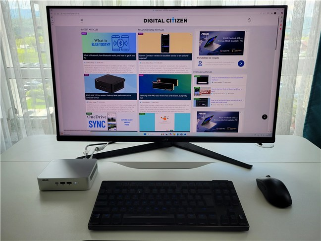 The ASUS NUC 15 Pro+ handles daily tasks with ease