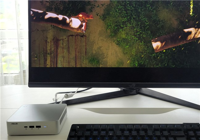 The mini PC can run casual games