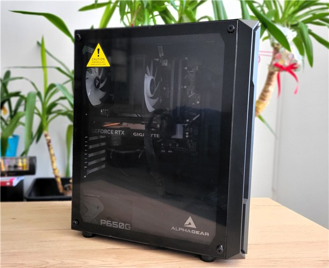 When you take it out, your PC is pre-assembled
