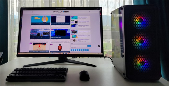 This is what the BALAUR Battle Ready gaming PC looks like in action
