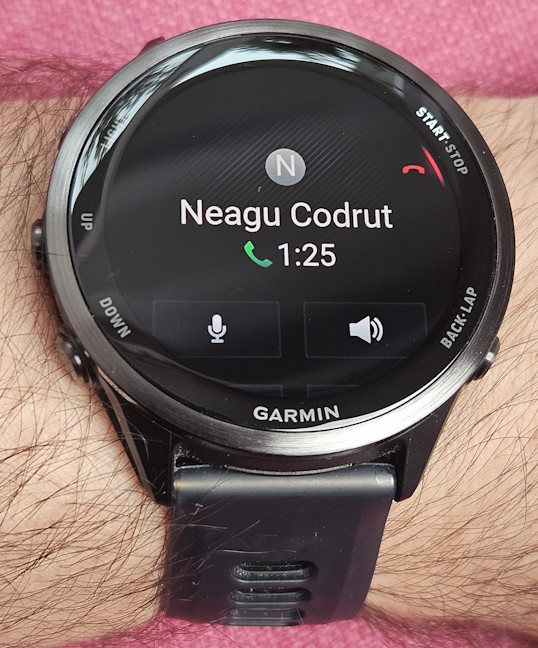 You can take calls on the Garmin Forerunner 570
