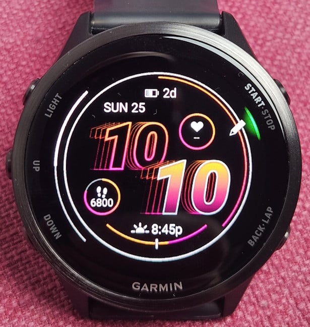 You get only one watch face preinstalled