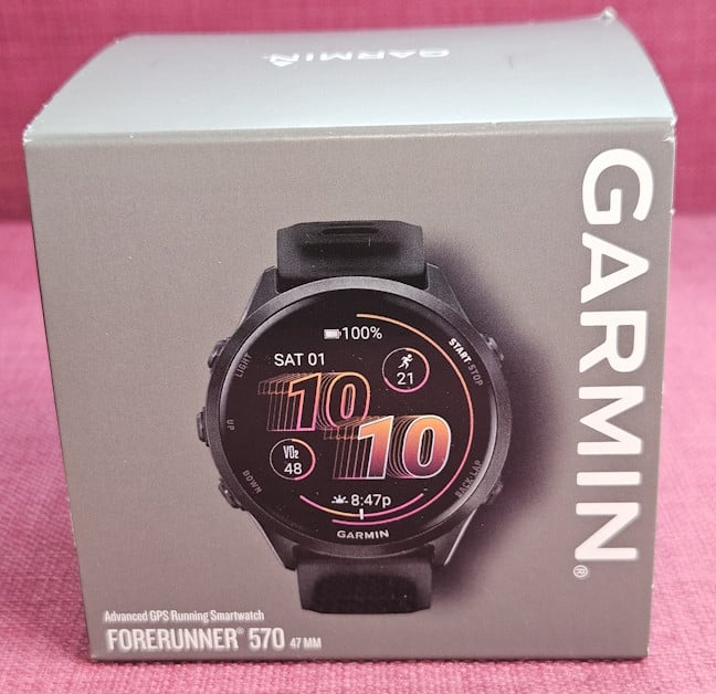 Unboxing the Garmin Forerunner 570