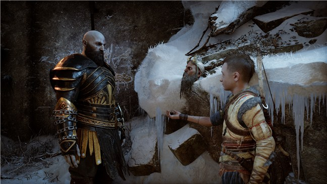 Midgard's frozen and everything seems to be in ruin