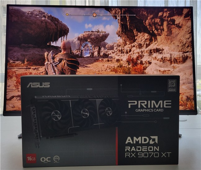 ASUS PRIME Radeon RX 9070 XT & God of War Ragnarök
