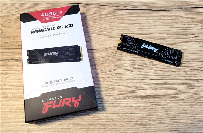 Unboxing this SSD is a straightforward experience