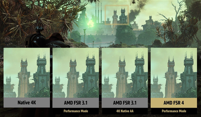 AMD FSR brings significant improvements over previous versions