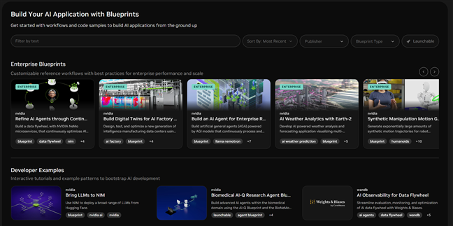 Build your AI Application with Blueprints