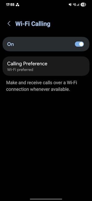 Wi-Fi Calling doesn't work well with HUAWEI WiFi BE3