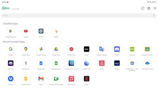You must use GBox for installing Google Play apps