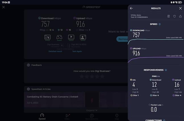 The speeds you get when using Wi-Fi 7