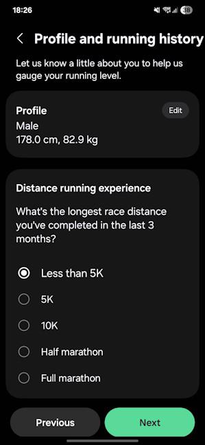 The running coach can be useful