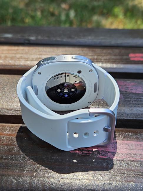 I'm testing the 40mm Galaxy Watch8 with the small strap