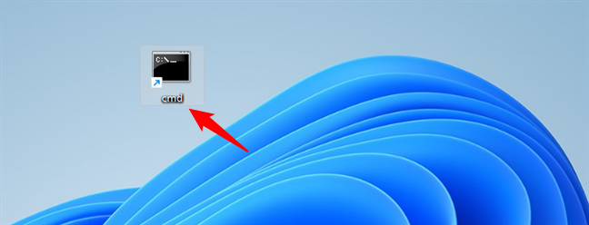 Select the shortcut to remove from the desktop