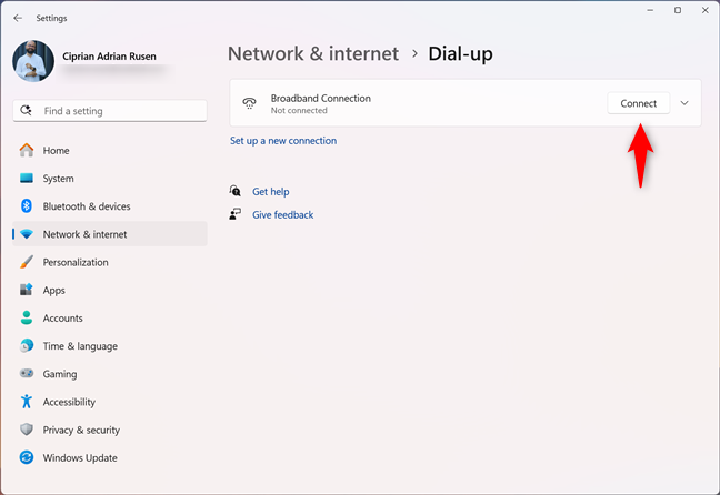 Connect to PPPoE
