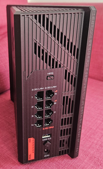 All the ports on the back of the router