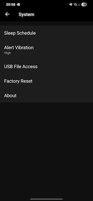 There aren't many settings to configure