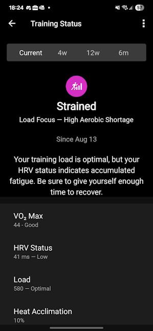 Lots of metrics are updated based on your sleep tracking