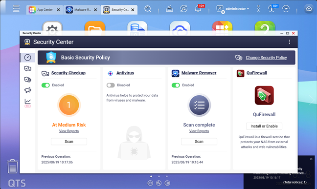 QNAP takes security seriously too